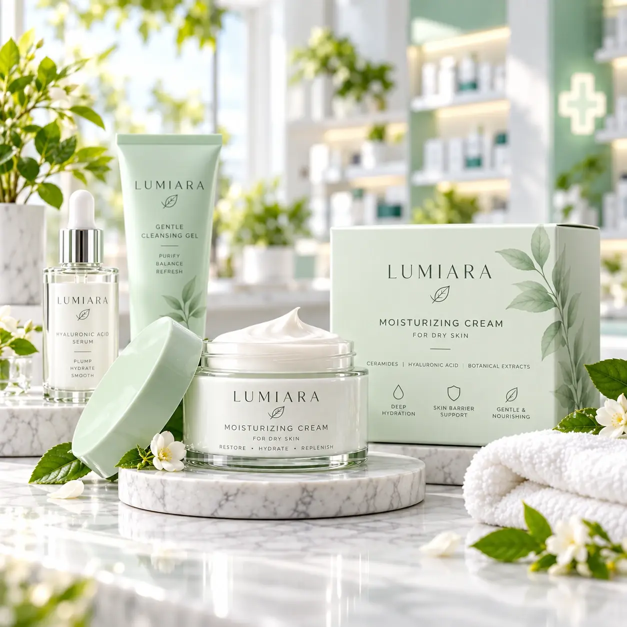 Lumiara Moisturizing Cream for Dry Skin