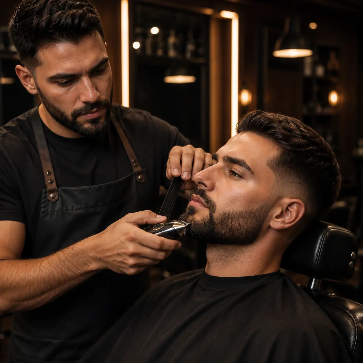 اصلاح و طراحی ریش