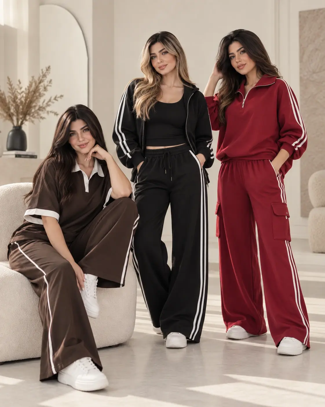 Women's three-piece set, Luna model