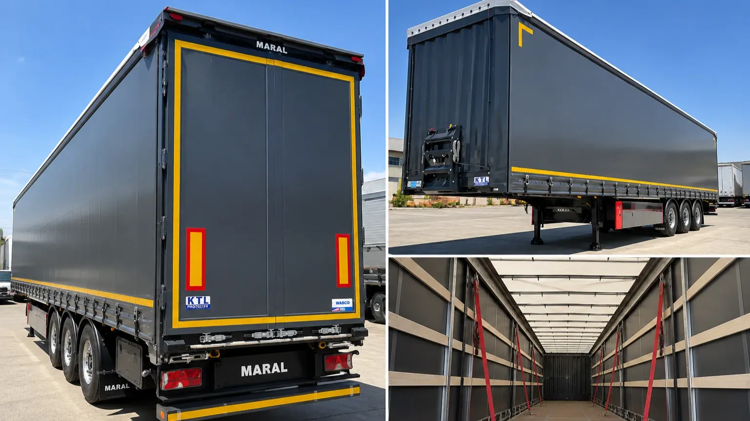 Maral Fully Sliding Curtain-Sided Trailer – Model 1404