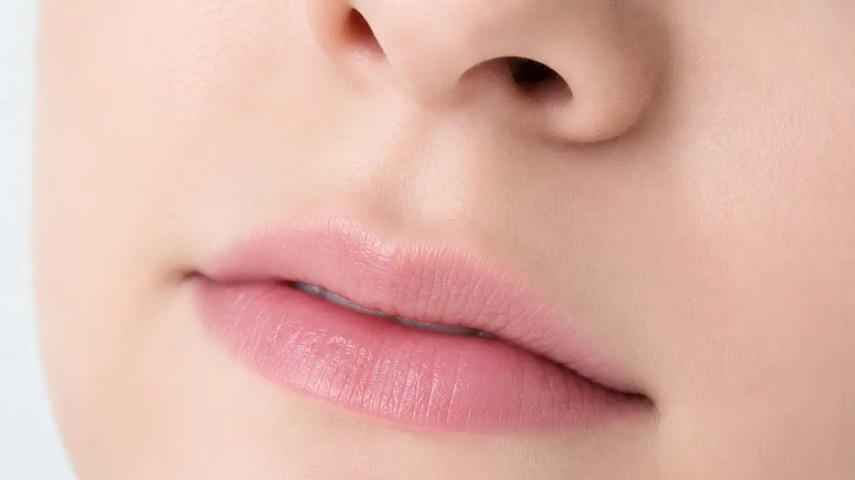 Before and After Lip Filler Injection before the service