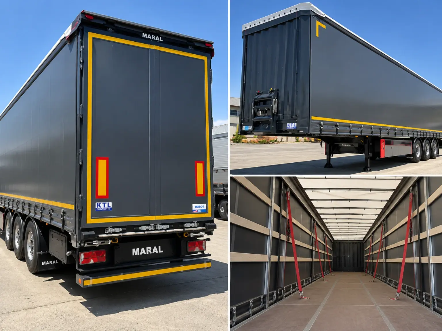 Maral Fully Sliding Curtain Trailer – Model 1404