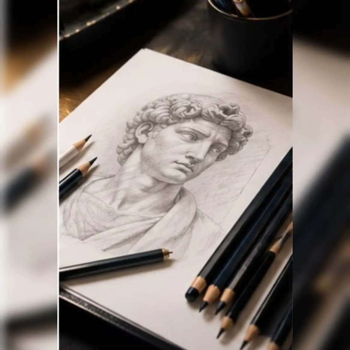 Charcoal Drawing and Professional Design