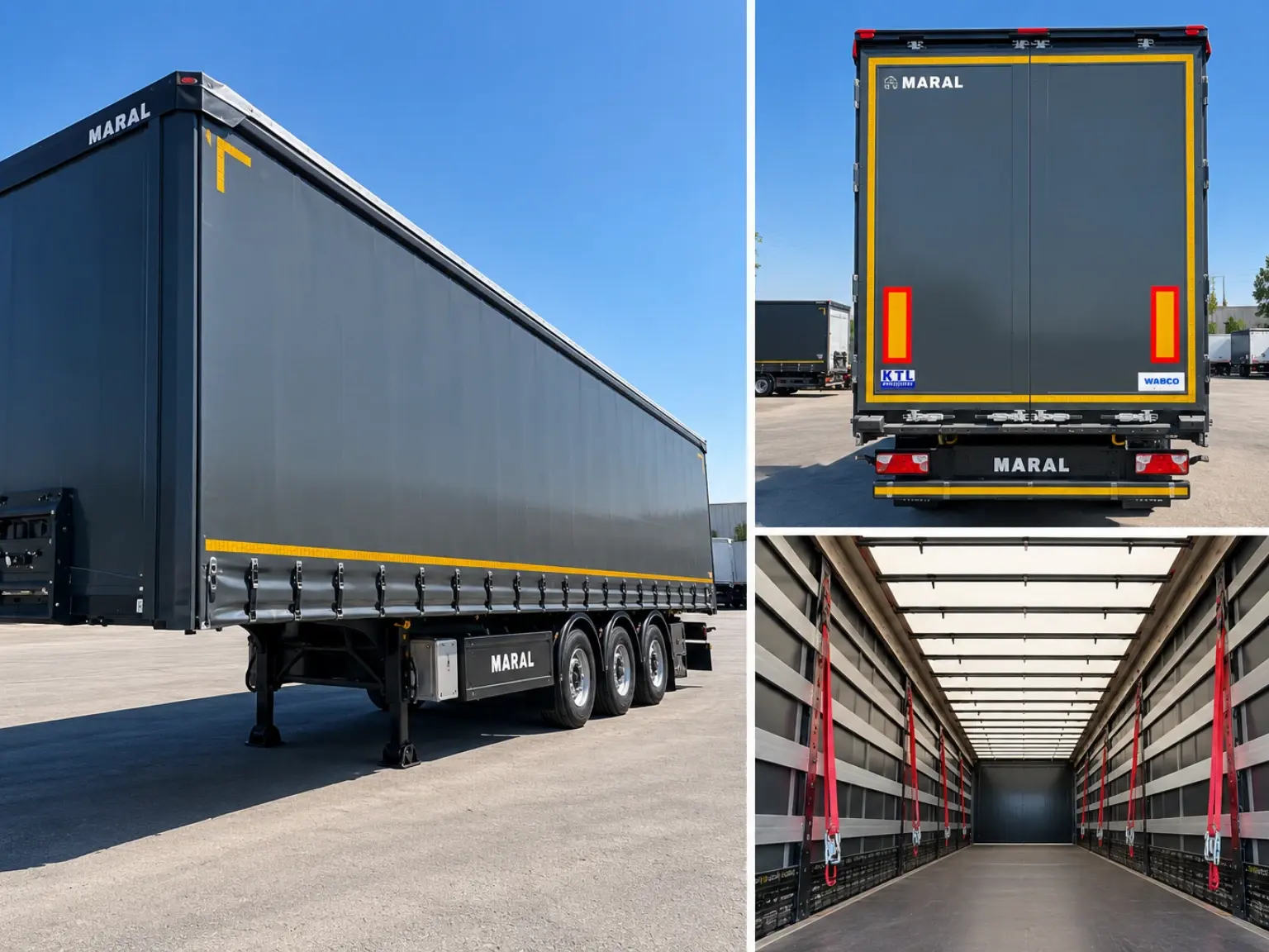 Fully Sliding Curtain-Sided Trailer Maral – Model 1404