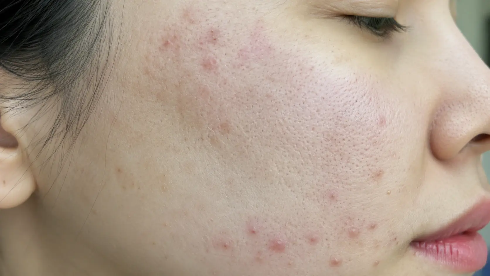 Microneedling+PRP Result before the service